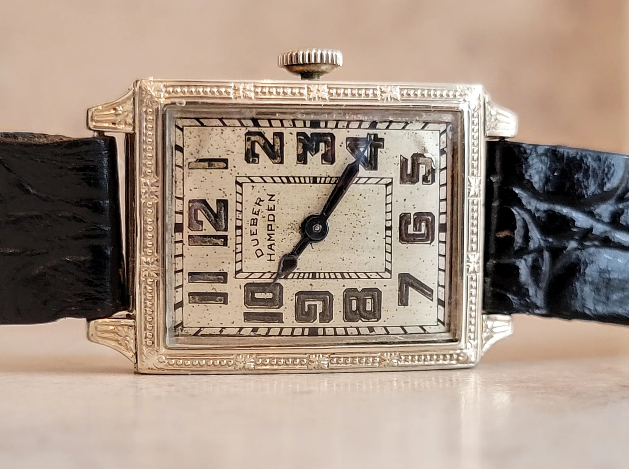 1919 DUEBER-HAMPDEN Man O' Fashion Watch 15 Jewels U.S.A.