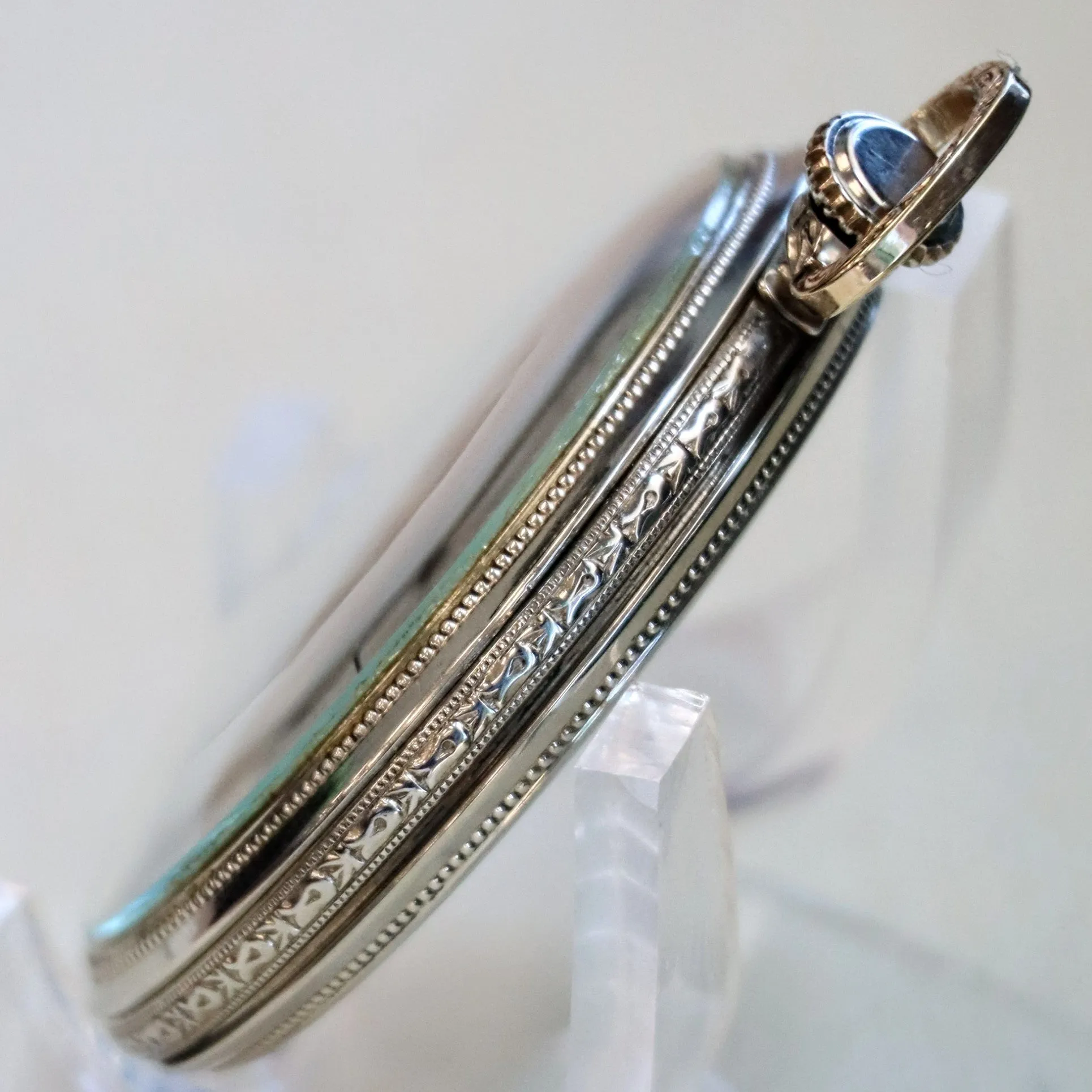 1926 HAMILTON Dress Pocket Watch 12s Grade 912 17 Jewels Adjusted Engraved Decorative 14K White G.F. - Case serial # 6871431