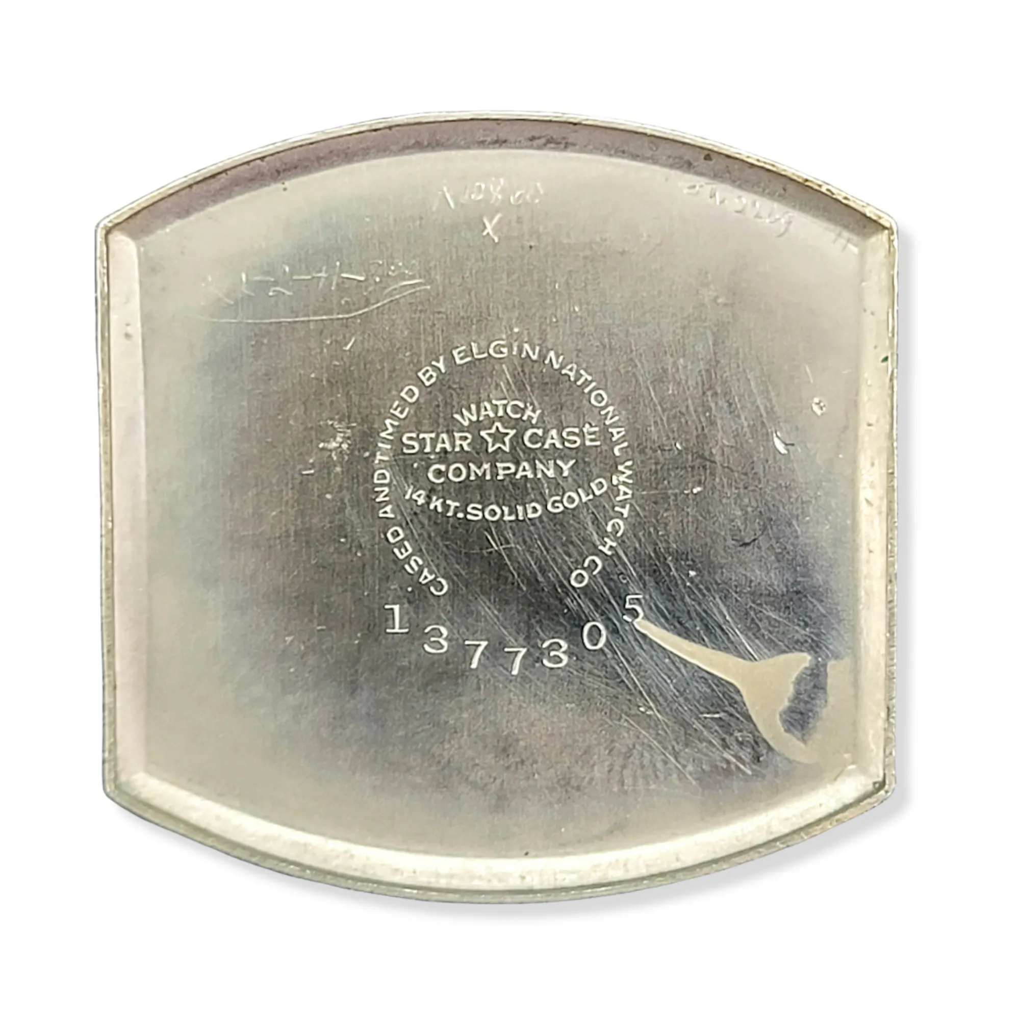 1930 ELGIN 14K White Gold Watch 15 Jewels Grade 428