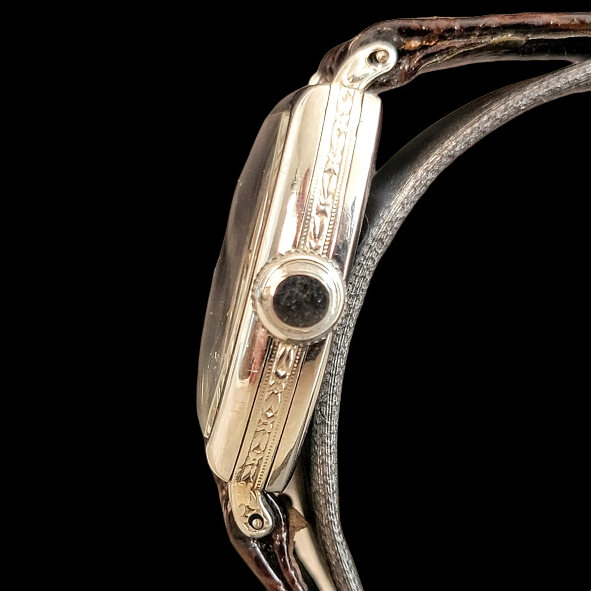 1930 ELGIN 14K White Gold Watch 15 Jewels Grade 428