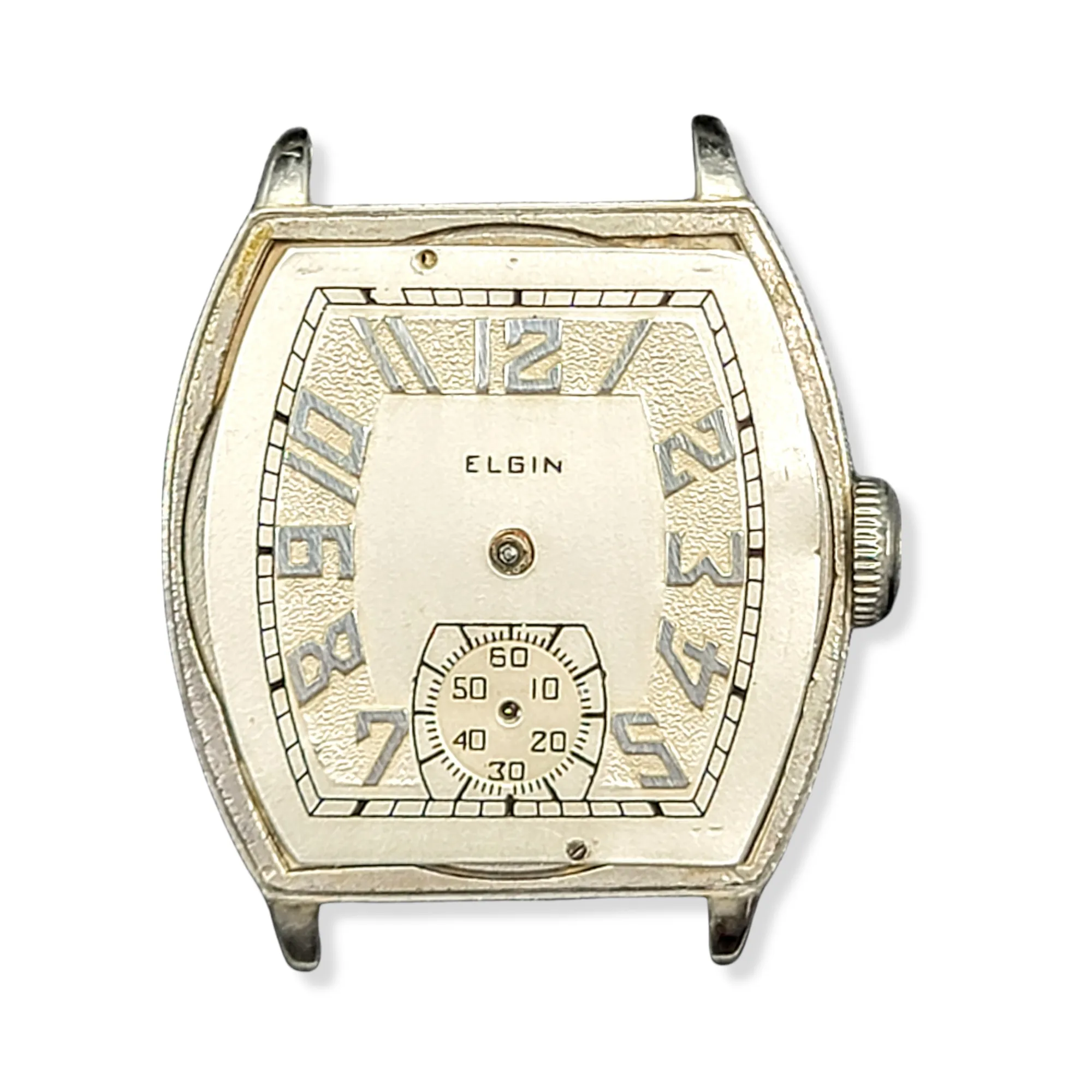 1930 ELGIN 14K White Gold Watch 15 Jewels Grade 428