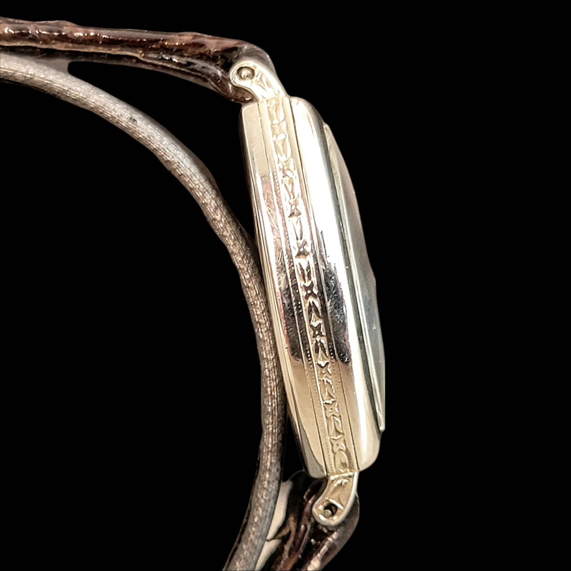 1930 ELGIN 14K White Gold Watch 15 Jewels Grade 428