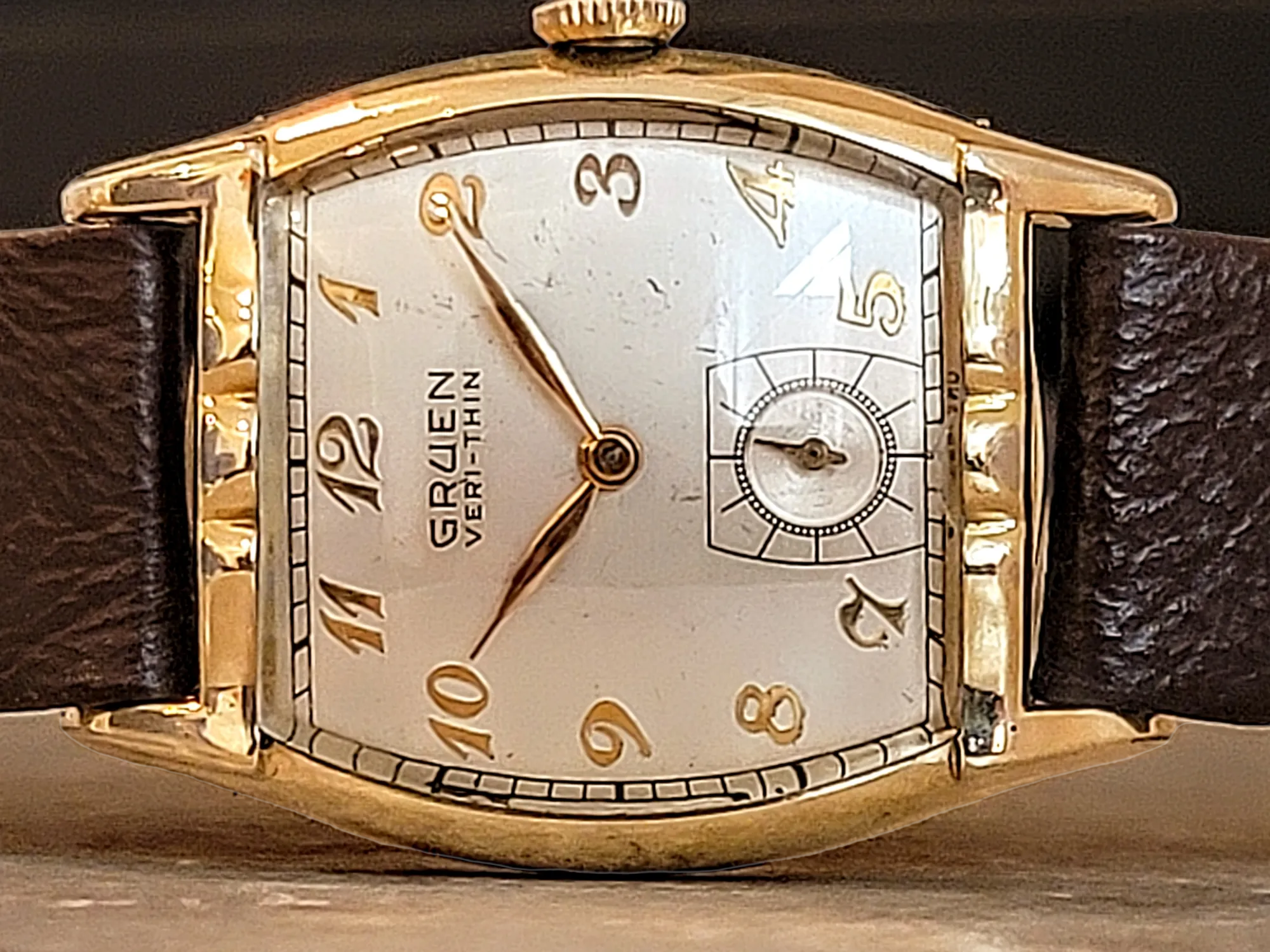 1950 GRUEN Veri-Thin Watch 15 Jewels Cal. 421 Swiss Made