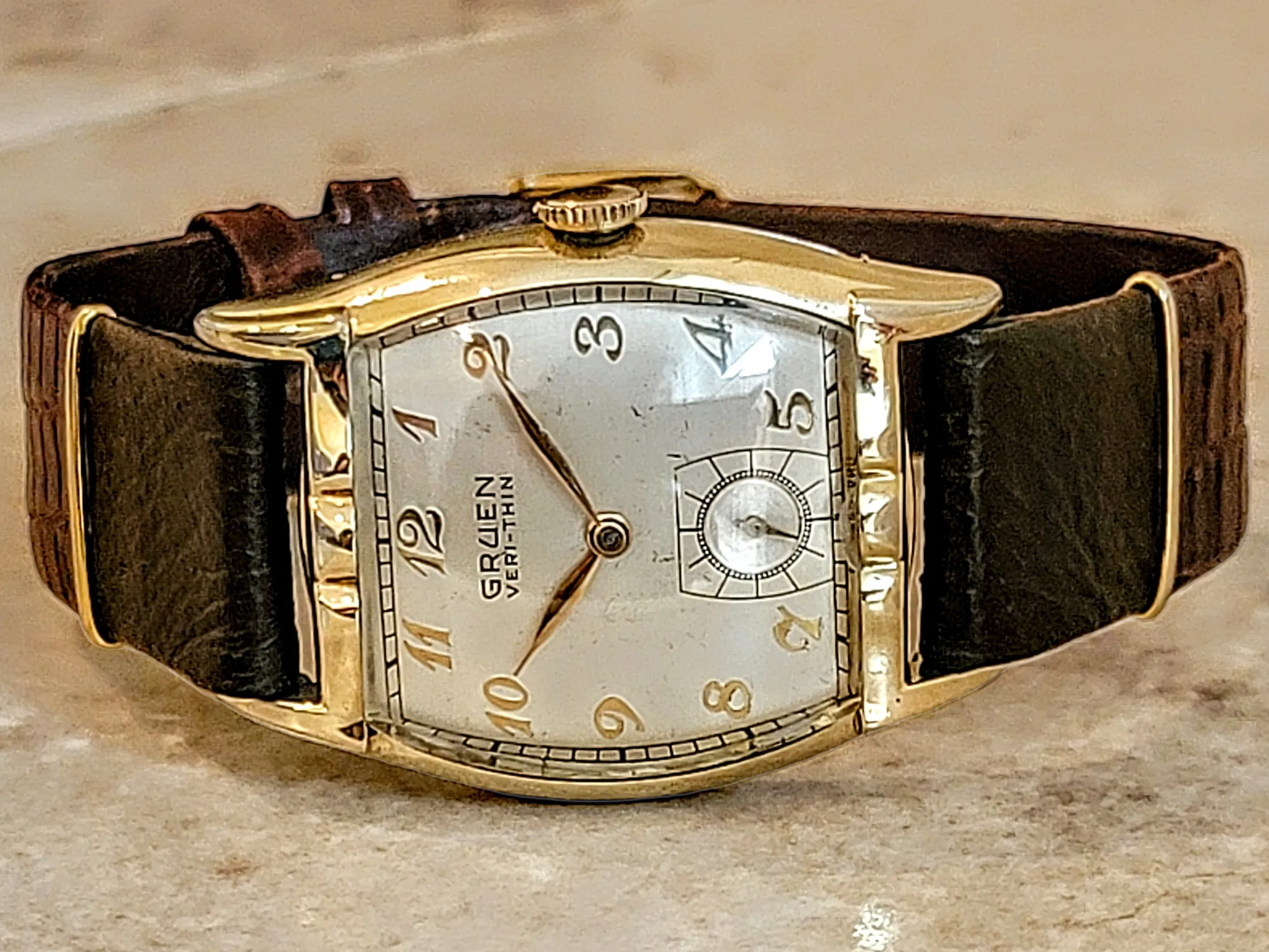 1950 GRUEN Veri-Thin Watch 15 Jewels Cal. 421 Swiss Made