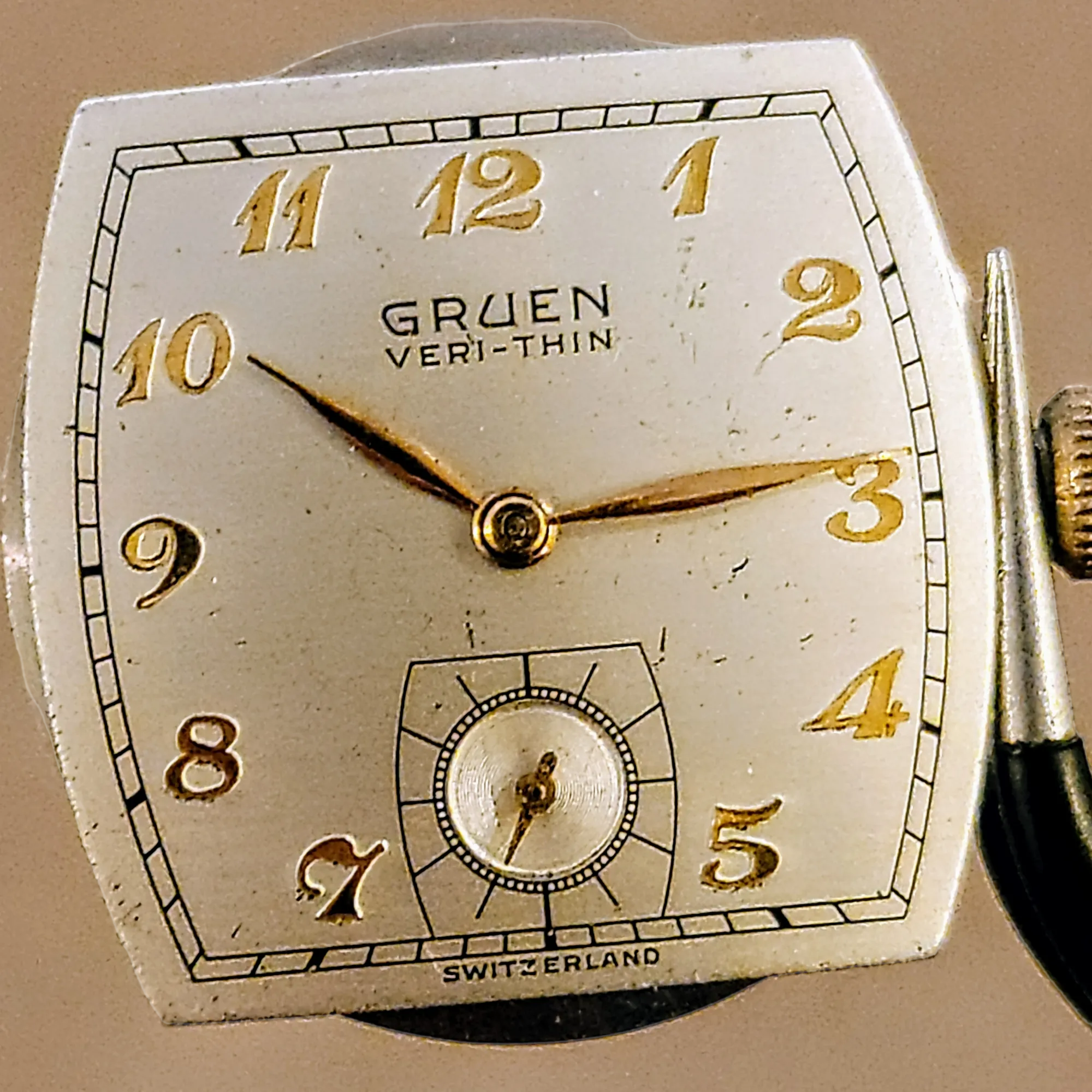 1950 GRUEN Veri-Thin Watch 15 Jewels Cal. 421 Swiss Made