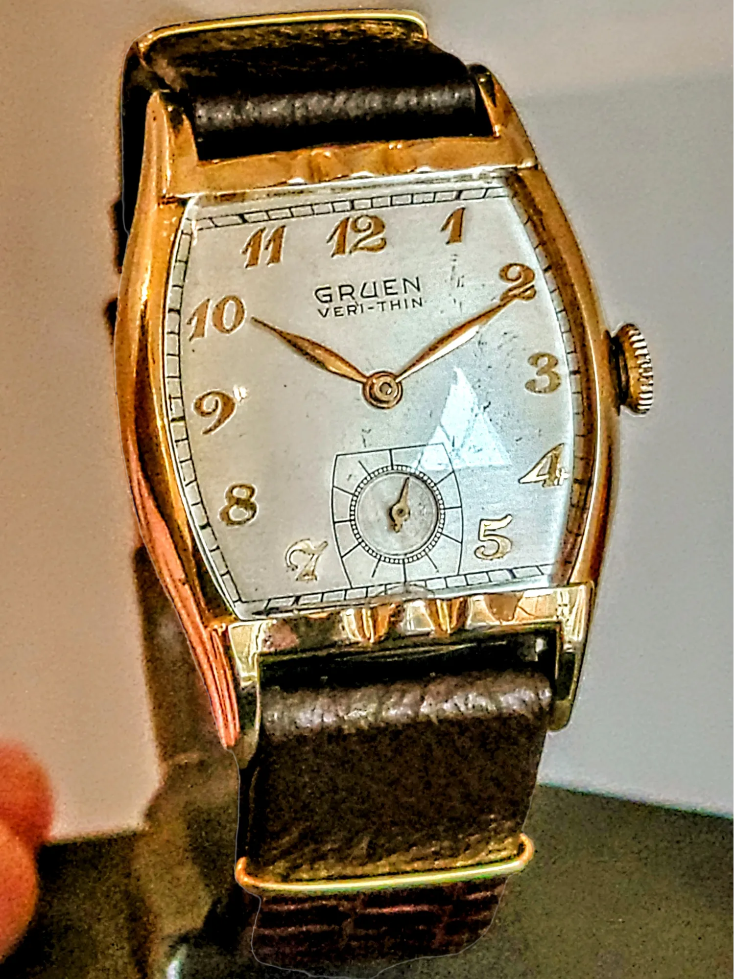 1950 GRUEN Veri-Thin Watch 15 Jewels Cal. 421 Swiss Made
