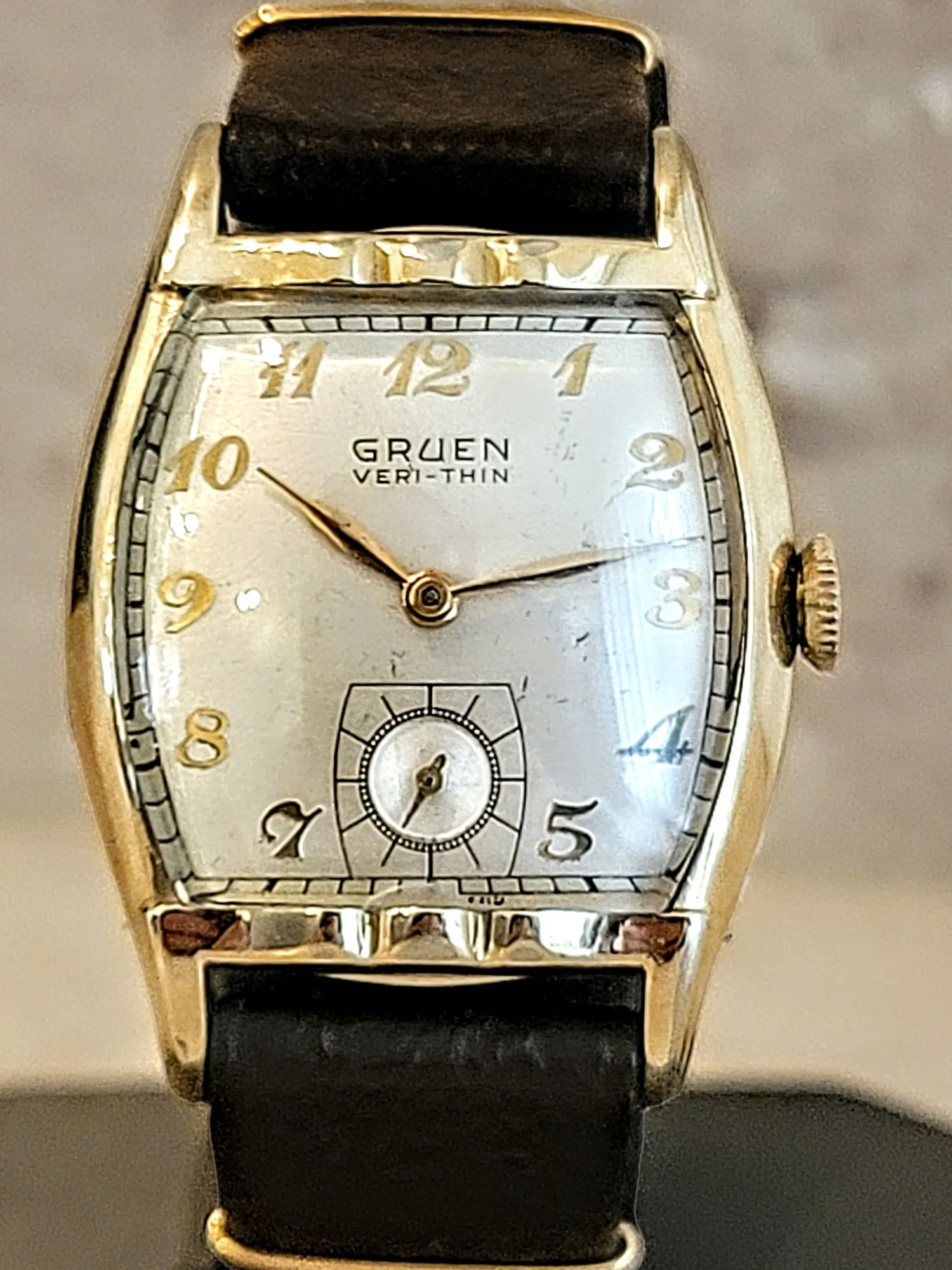 1950 GRUEN Veri-Thin Watch 15 Jewels Cal. 421 Swiss Made