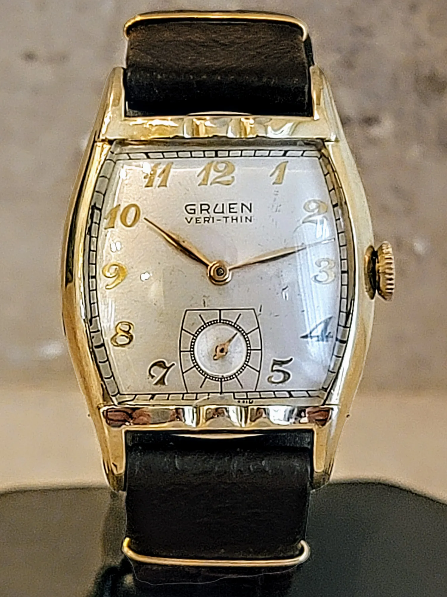 1950 GRUEN Veri-Thin Watch 15 Jewels Cal. 421 Swiss Made