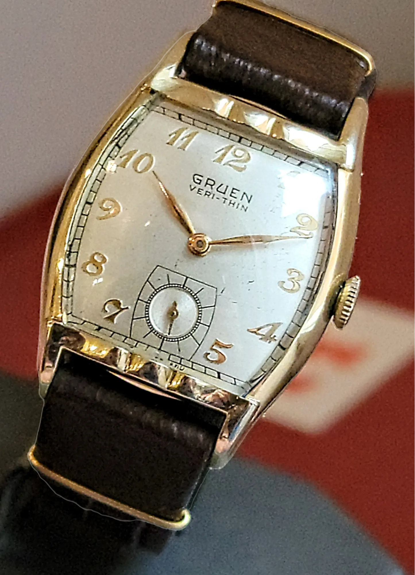 1950 GRUEN Veri-Thin Watch 15 Jewels Cal. 421 Swiss Made