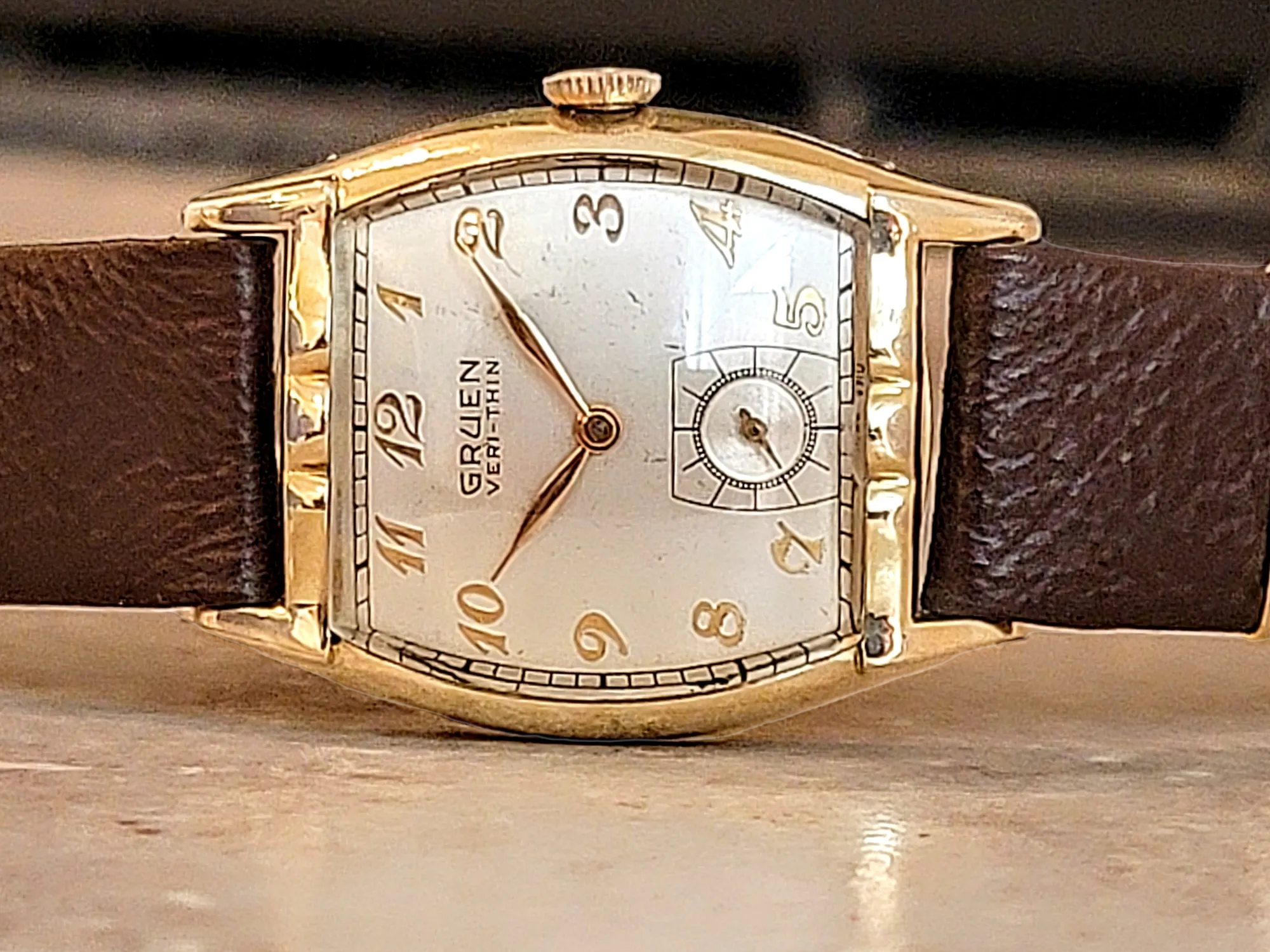1950 GRUEN Veri-Thin Watch 15 Jewels Cal. 421 Swiss Made