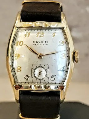 1950 GRUEN Veri-Thin Watch 15 Jewels Cal. 421 Swiss Made