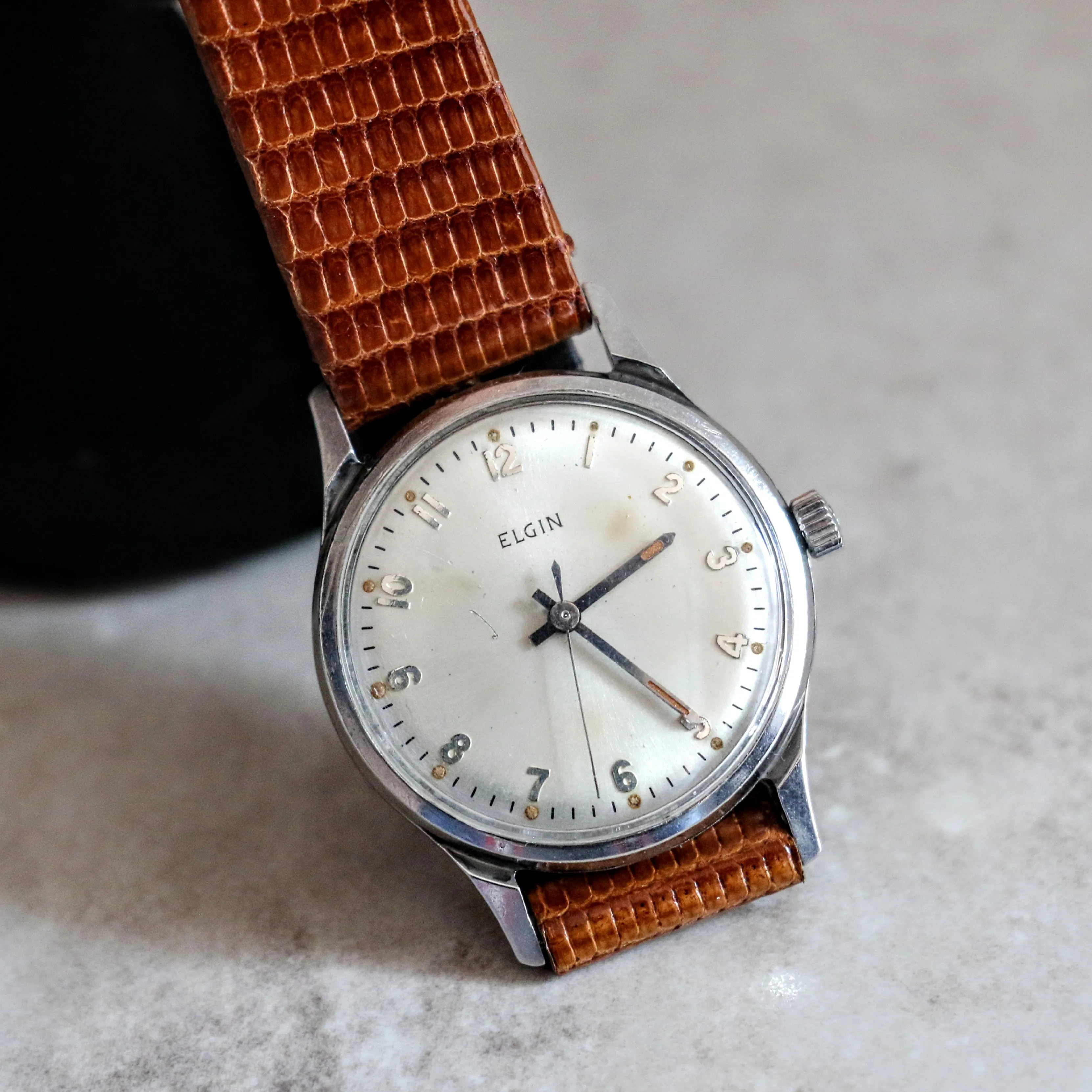 1950s ELGIN Durapower Wristwatch Ref. 4256 19 Jewels Cal. 777 ADJ’D Vintage U.S.A. Made Watch