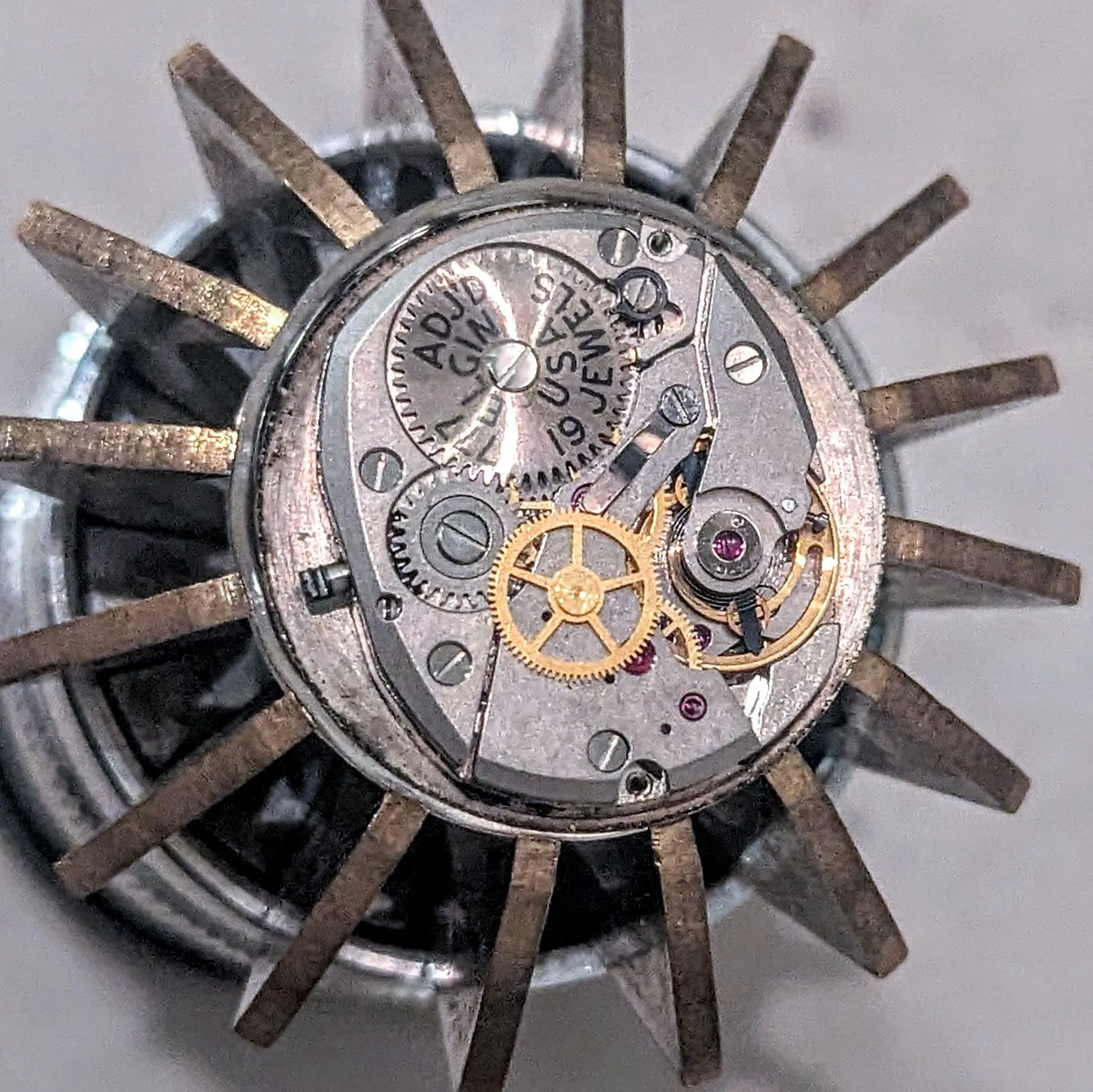 1950s ELGIN Durapower Wristwatch Ref. 4256 19 Jewels Cal. 777 ADJ’D Vintage U.S.A. Made Watch