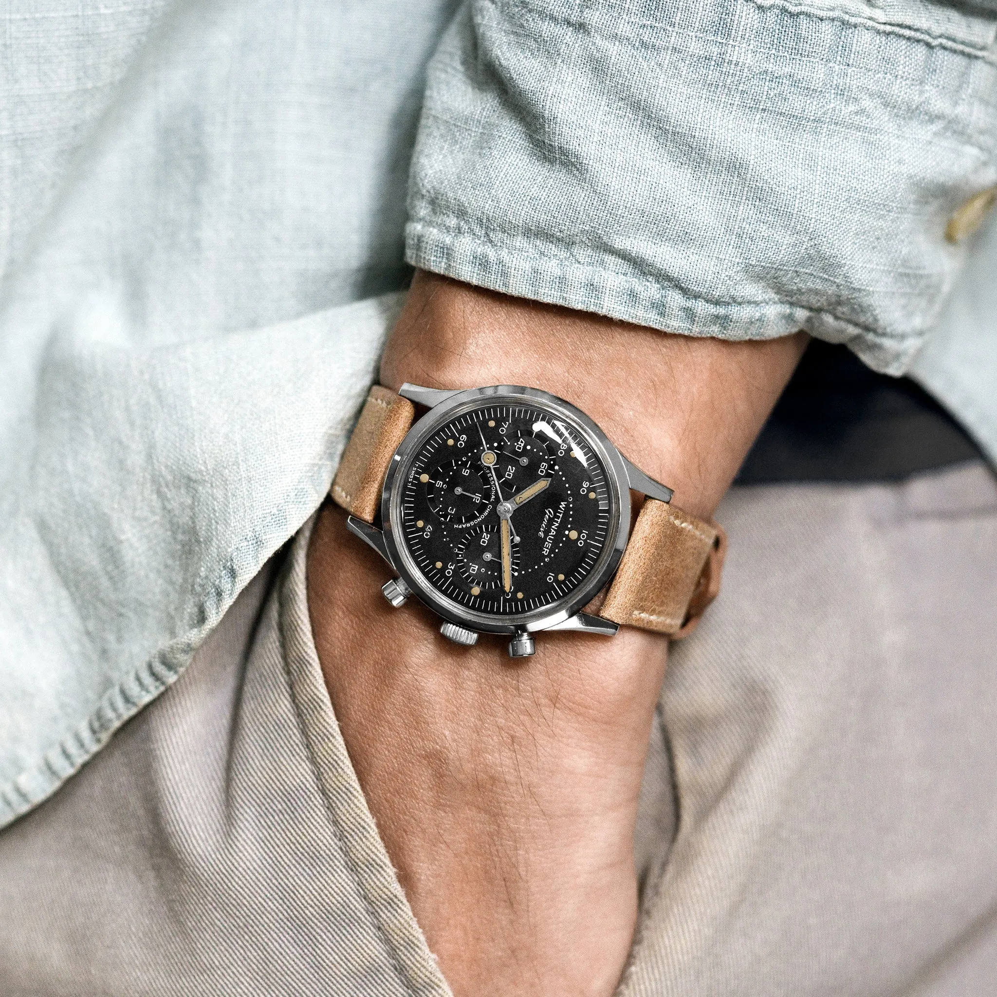 1960s Wittnauer Professional Chronograph Ref. 242T