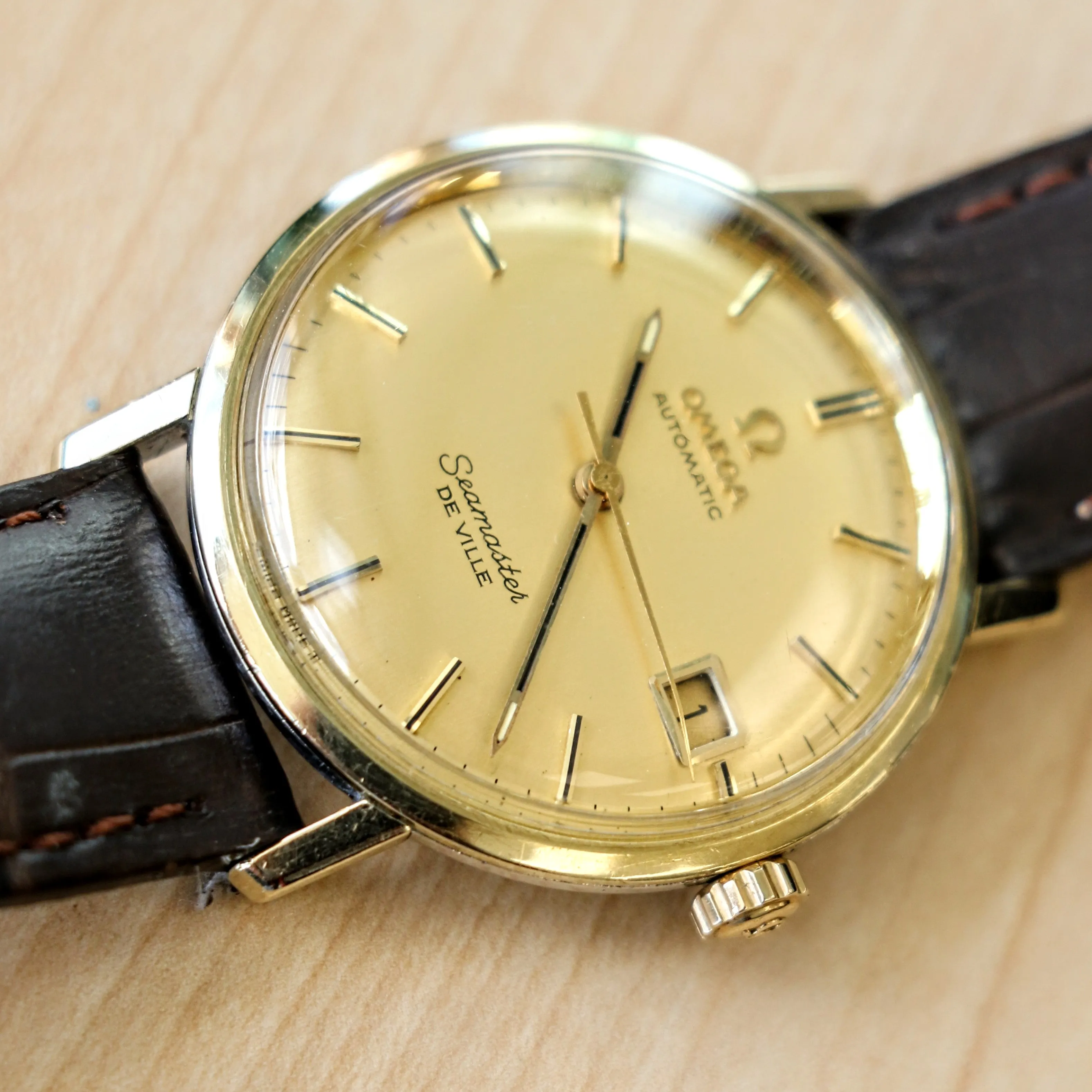 1967 OMEGA Seamaster De Ville Automatic Wristwatch 24 Jewels Cal. 565 Watch Ref. 166.020