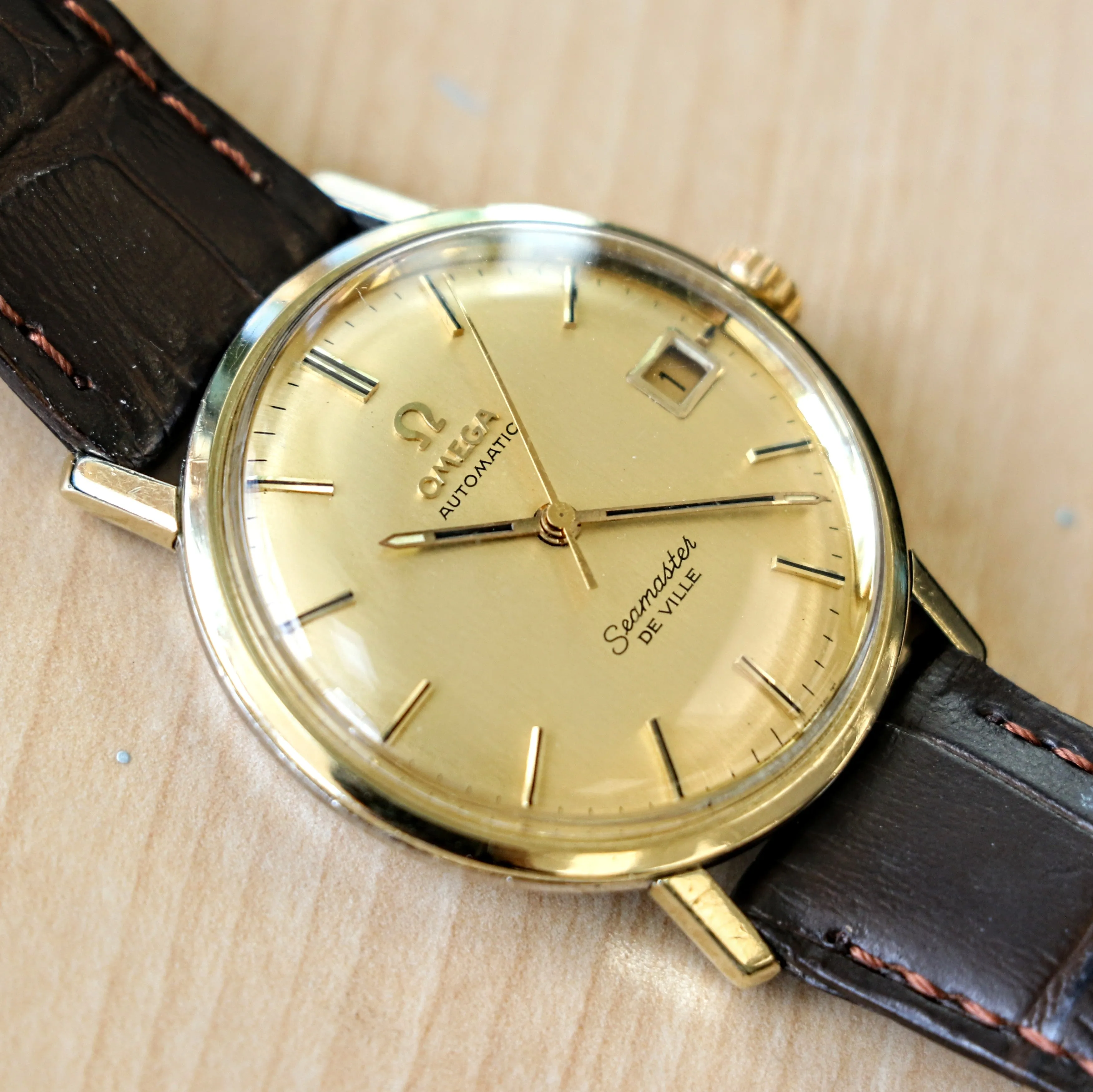 1967 OMEGA Seamaster De Ville Automatic Wristwatch 24 Jewels Cal. 565 Watch Ref. 166.020