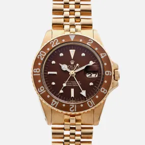 1975 Rolex GMT-Master Reference 1675 In Gold