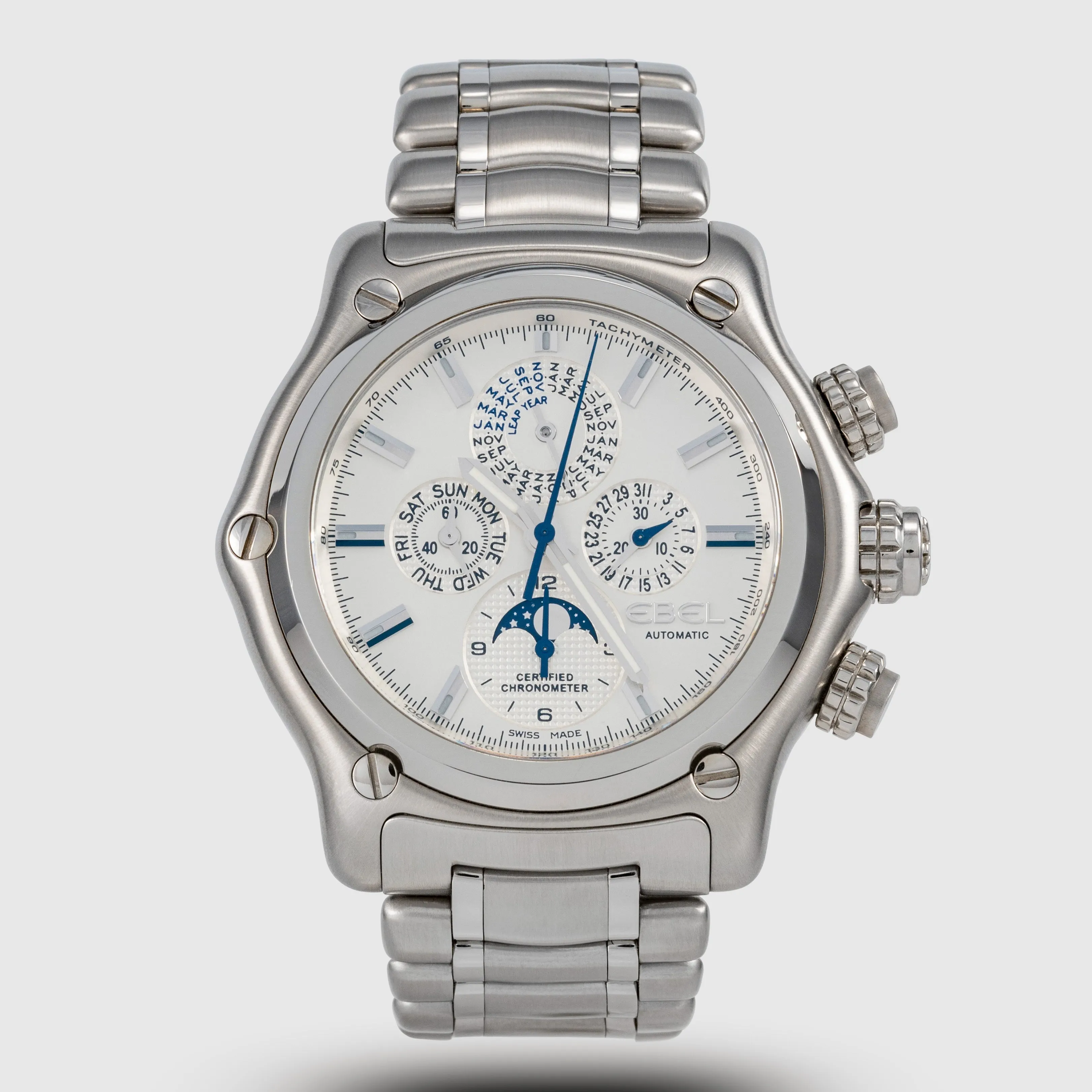 2006 Ebel 1911 Heritage Perpetual Calendar Chronograph Ref. 9288L70 (with Box & Papers)