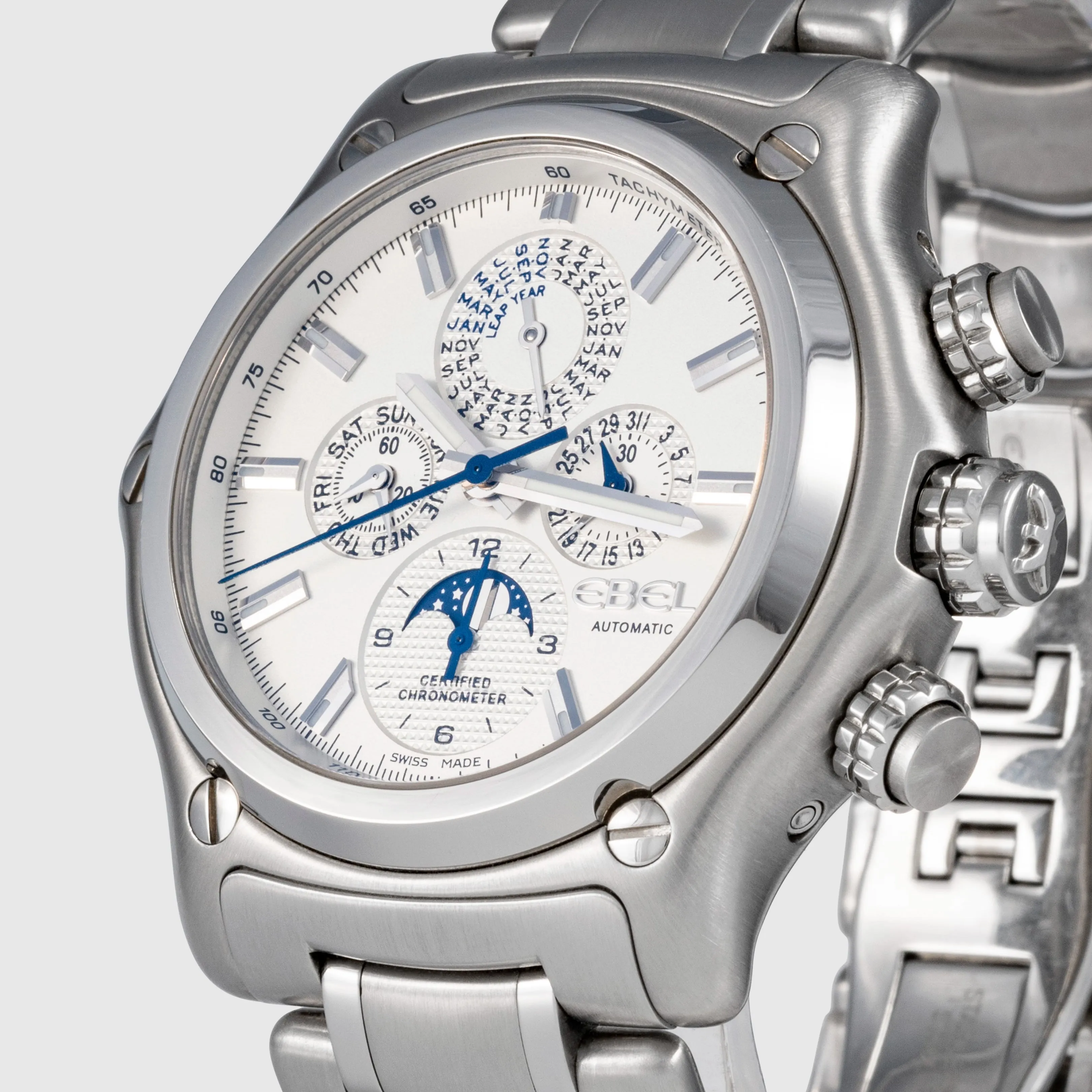 2006 Ebel 1911 Heritage Perpetual Calendar Chronograph Ref. 9288L70 (with Box & Papers)