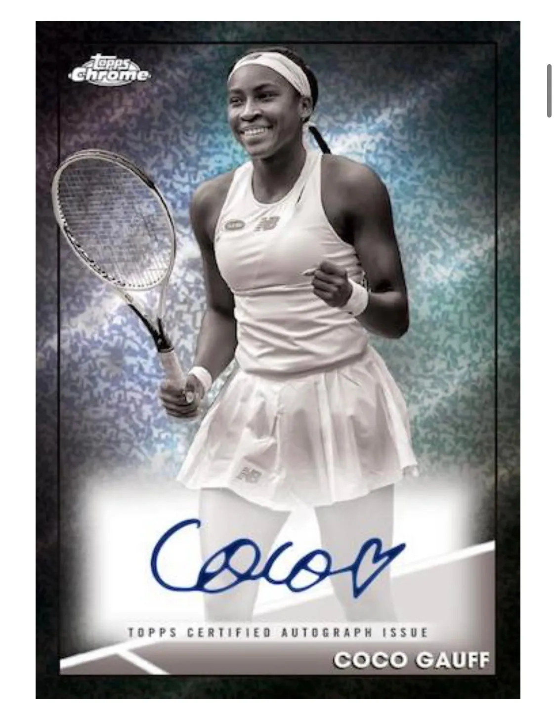 2021 Topps Chrome Tennis Lite Box