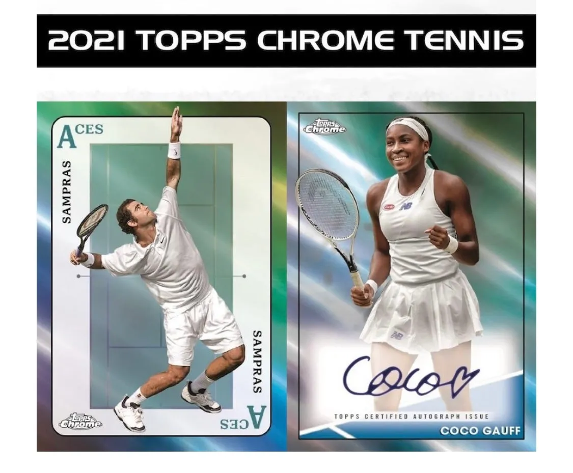 2021 Topps Chrome Tennis Lite Box