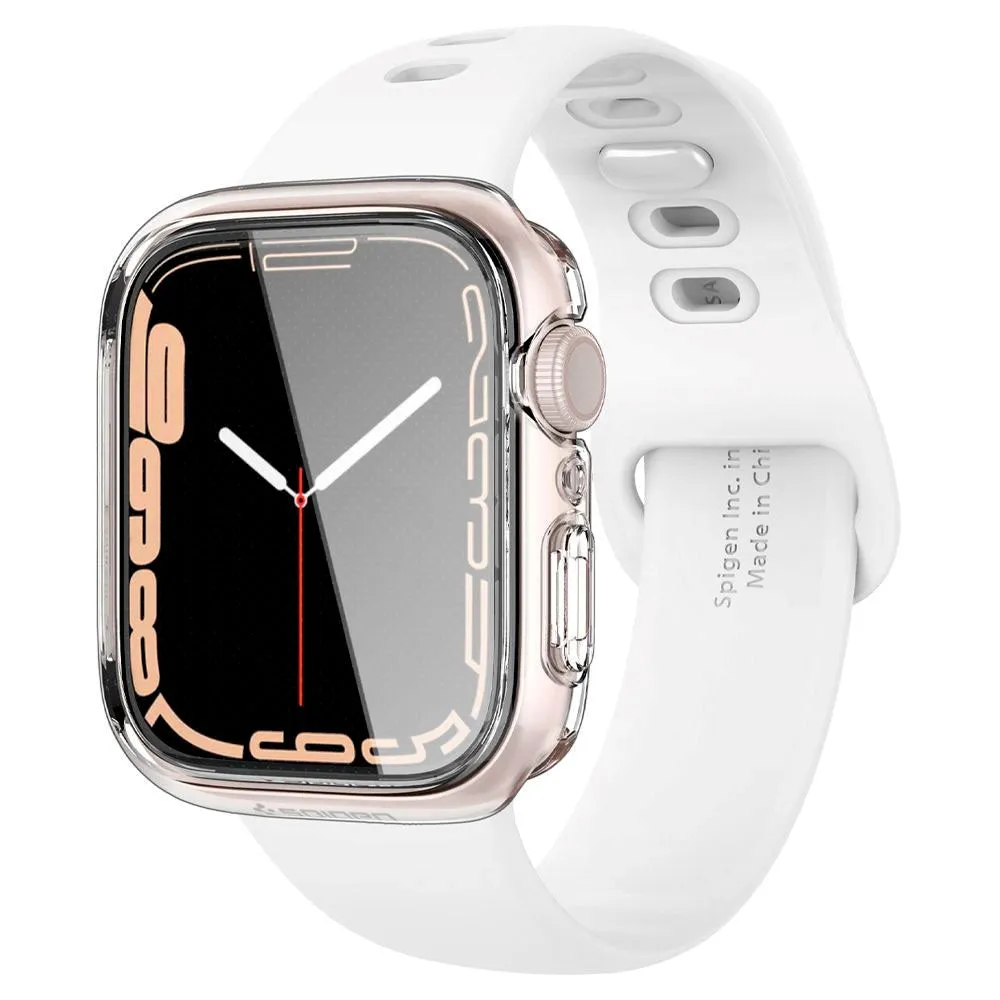 Apple Watch 7/8/9 (45mm) Spigen Ultra Hybrid Cover m. Skærmbeskyttelse - Crystal Clear