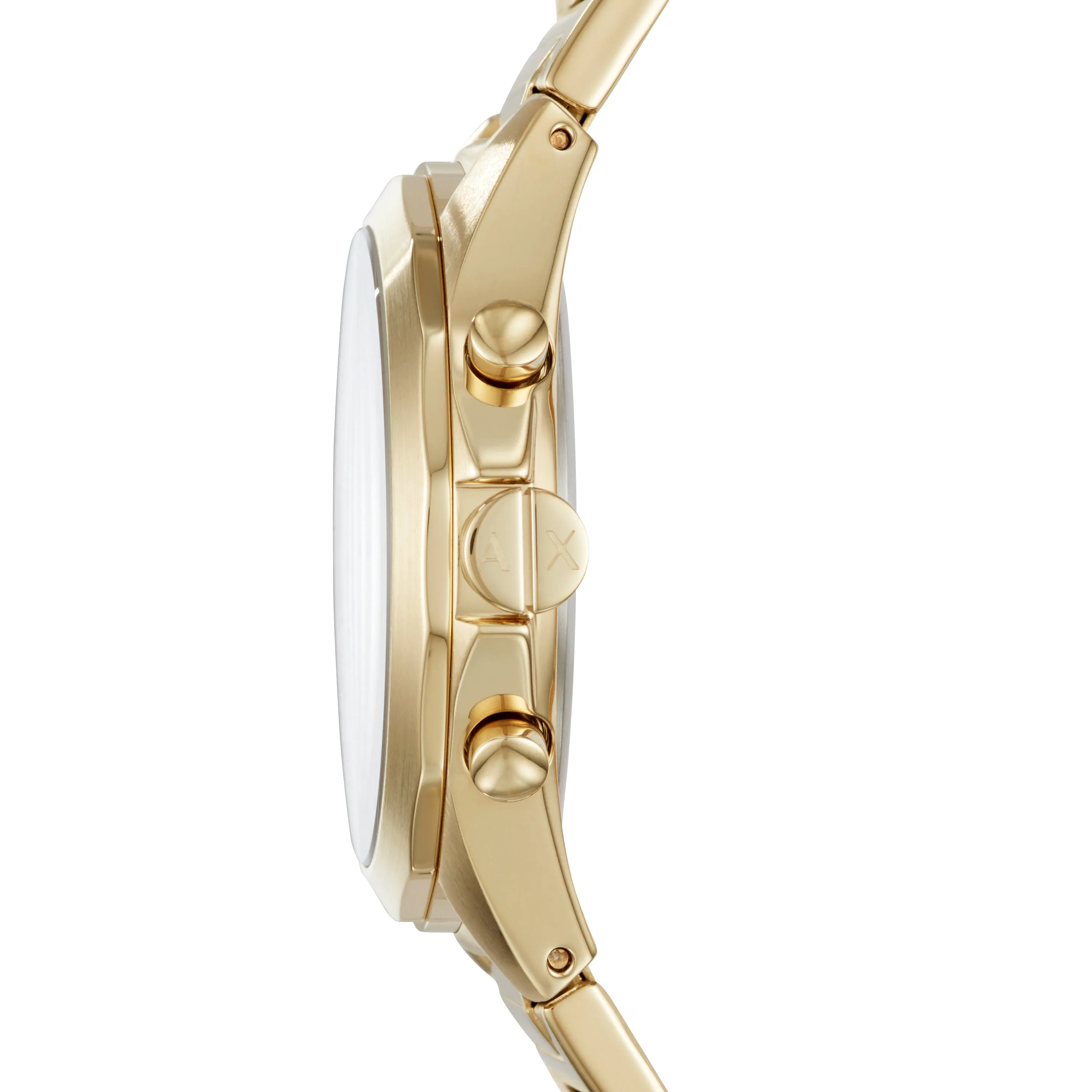 Armani Exchange Chronograph Gold-Tone Stainless Steel Watch AX2602