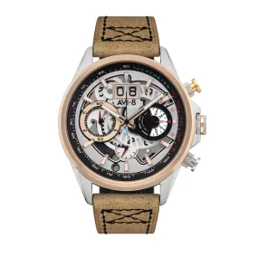 AVI-8 Hawker Harrier Matador Chronograph Burnt Gold Brown