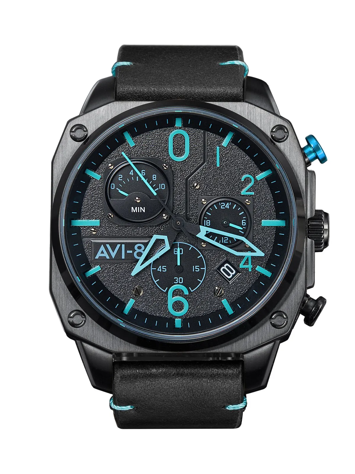 AVI-8 Hawker Hunter Retrograde Chronograph Blue Diamond