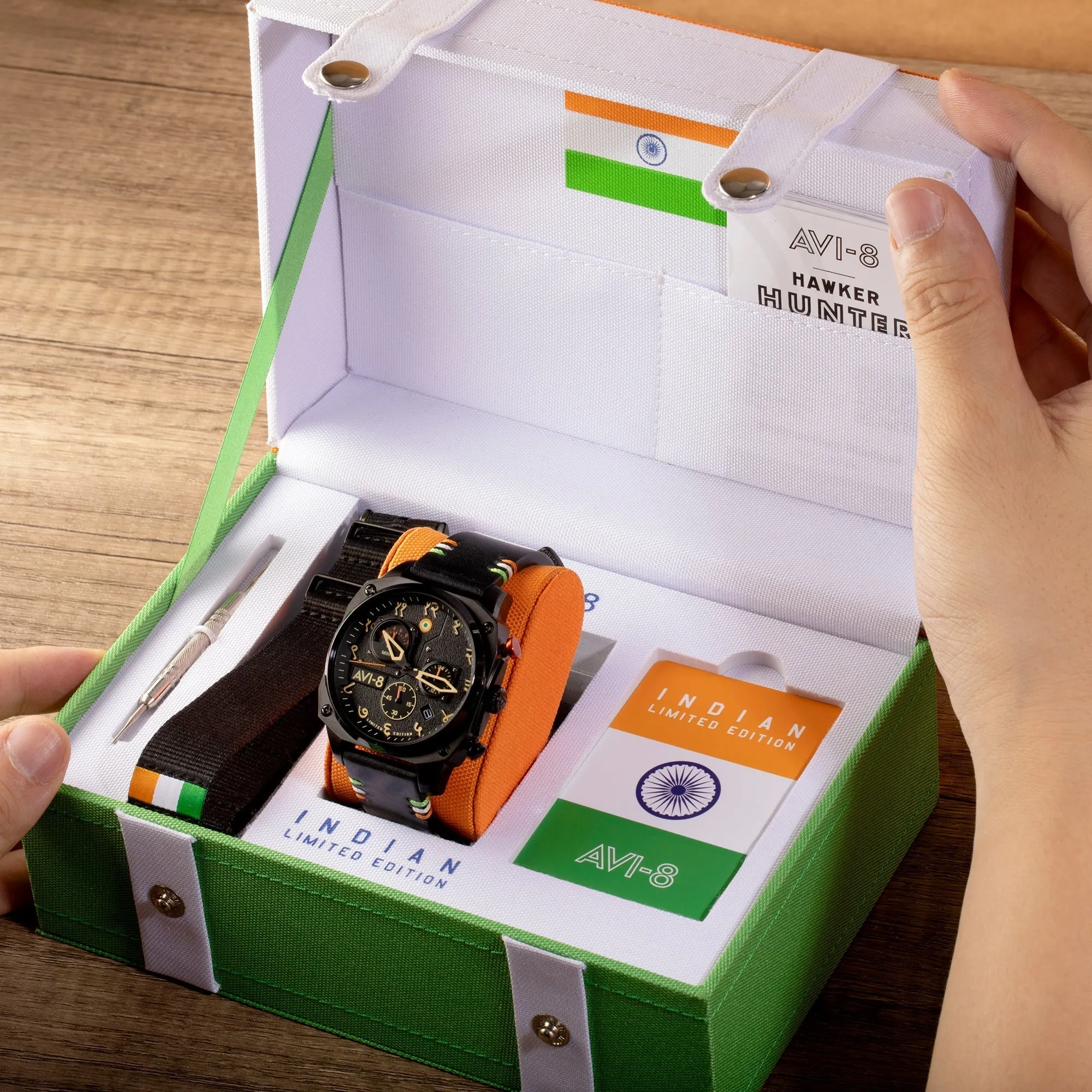 AVI-8 Hawker Hunter Retrograde Chronograph Indian Limited Edition