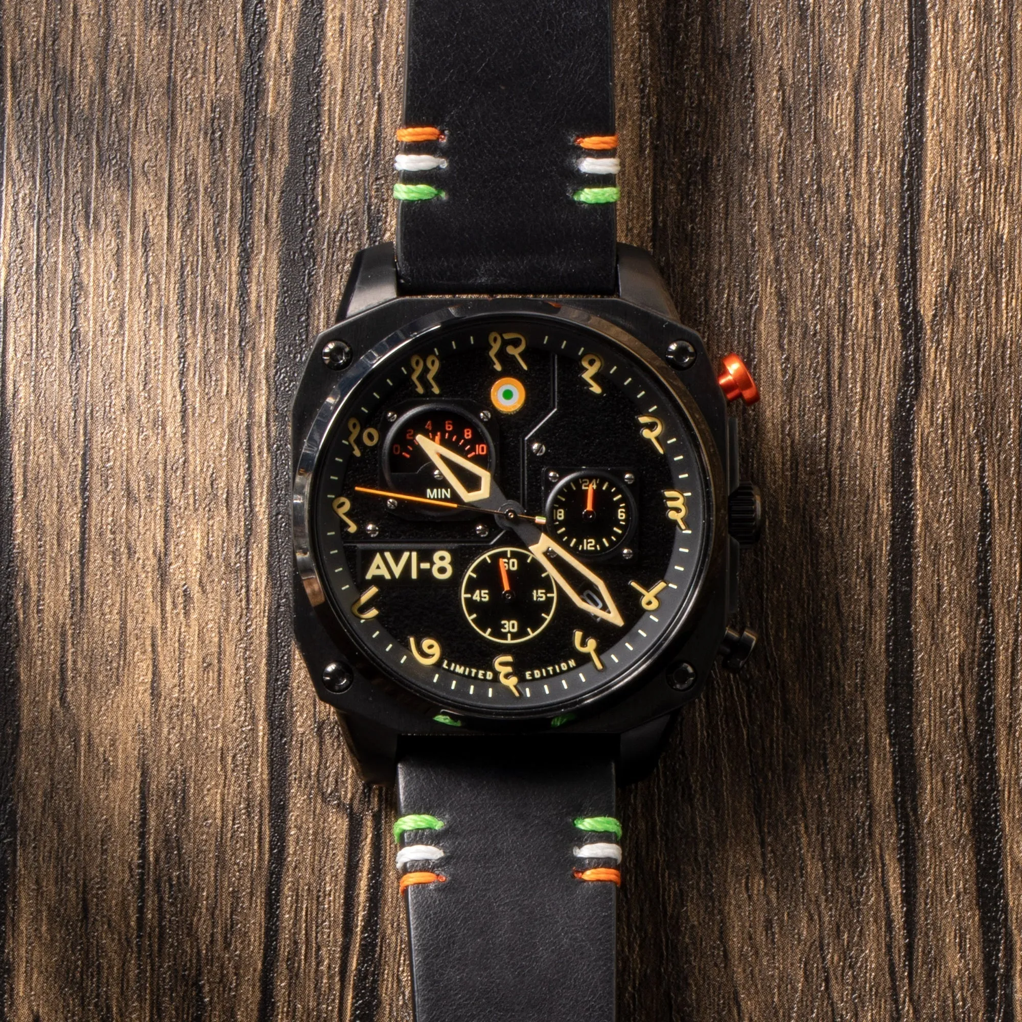 AVI-8 Hawker Hunter Retrograde Chronograph Indian Limited Edition