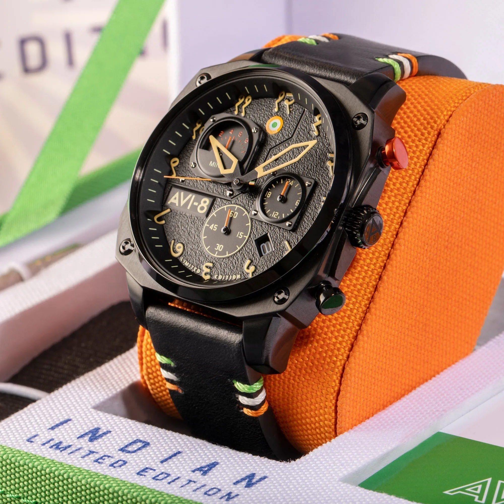 AVI-8 Hawker Hunter Retrograde Chronograph Indian Limited Edition