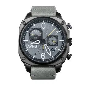 AVI-8 Hawker Hunter Retrograde Chronograph Sea Gray