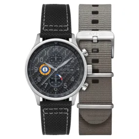 AVI-8 Hawker Hurricane Classic Chronograph Carbon Fiber Black