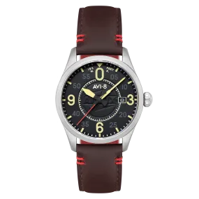 AVI-8 Spitfire Smith Automatic - Airfix Edition Granite Black Men's Watch AV-4090-08
