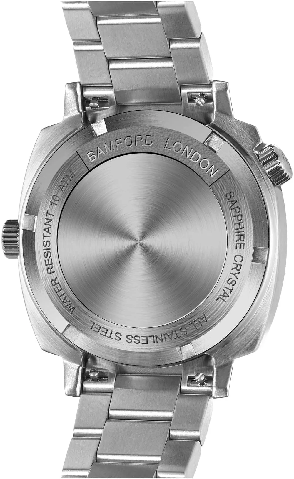 Bamford Watch GMT Steel Black White