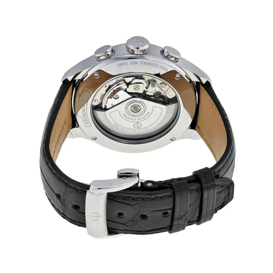 Baume Et Mercier Clifton Automatic Chronograph Black Dial Men's Watch 10211 A10211