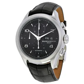 Baume Et Mercier Clifton Automatic Chronograph Black Dial Men's Watch 10211 A10211