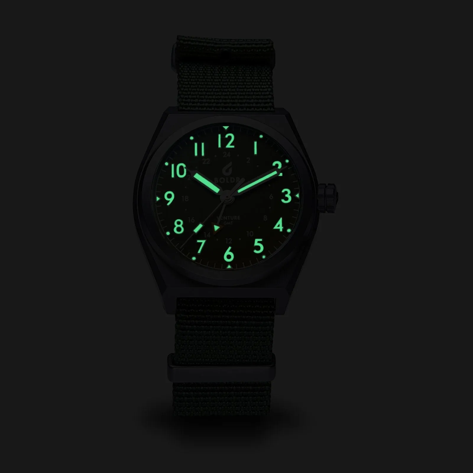 BDR Watch Venture GMT Green