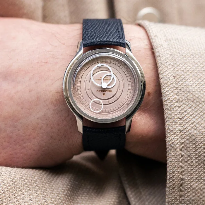 BEAUBLEU Seconde Française 20.24 Salmon Steel Bracelet