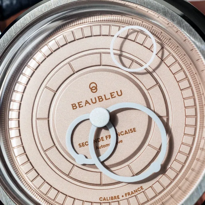 BEAUBLEU Seconde Française 20.24 Salmon Steel Bracelet