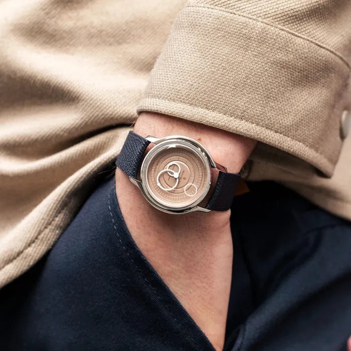 BEAUBLEU Seconde Française 20.24 Salmon Steel Bracelet