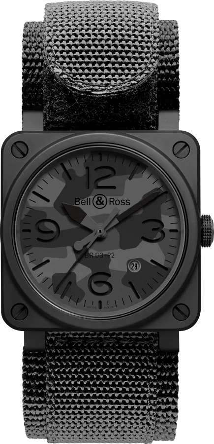 Bell & Ross Watch BR 03 92 Black Camo D