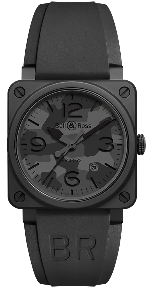 Bell & Ross Watch BR 03 92 Black Camo D