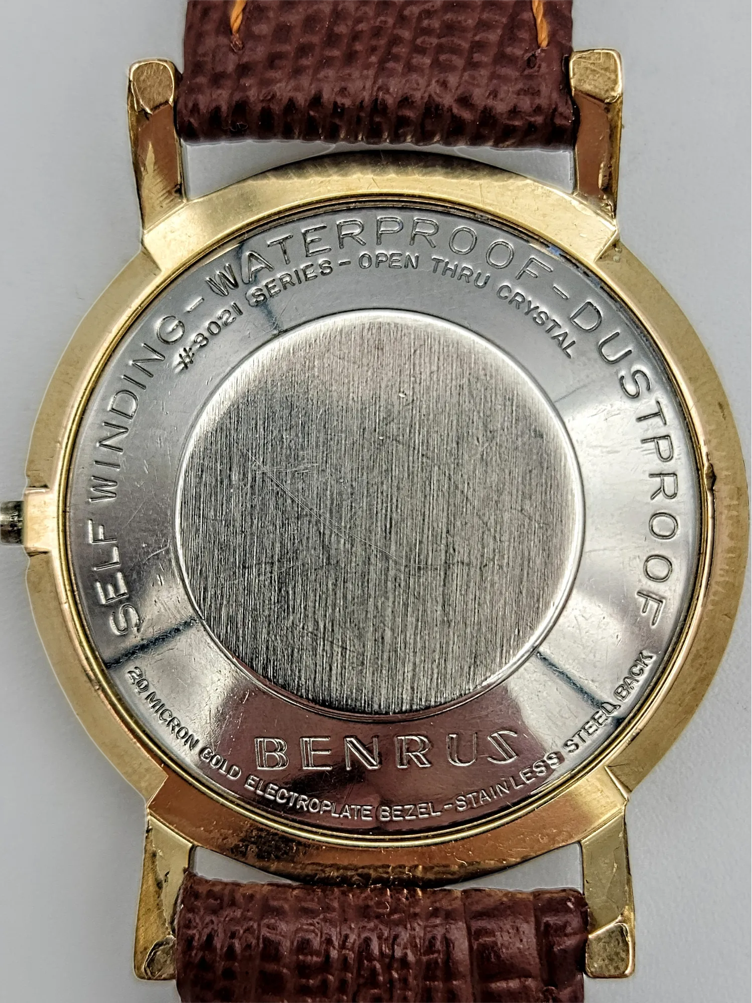 BENRUS Three Stars 39 Jewels Self-Winding Watch Cal. ETA 2451 - In BOX!