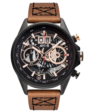 Black and Brown Hawker Harrier II Watch