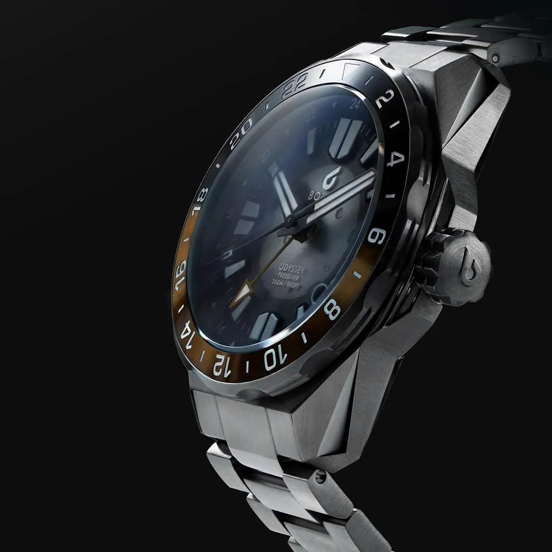 Boldr Odyssey Freediver GMT Black / Brown LIKE NEW