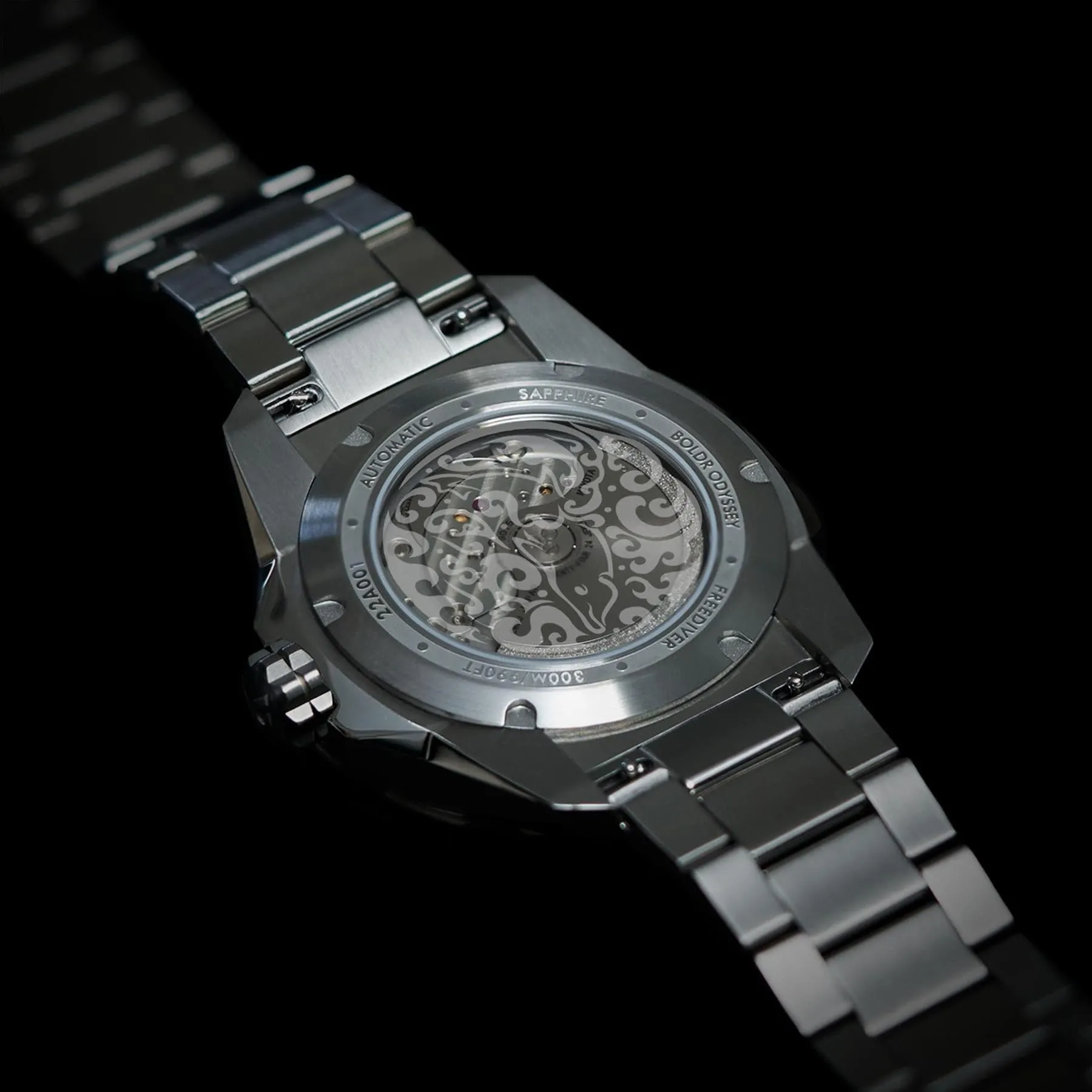 Boldr Odyssey Freediver GMT - Black / Green - LIKE NEW