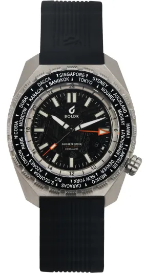Boldr Watch Globetrotter GMT Meteoblack