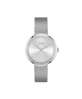 Boss Ladies Praise Stainless Steel Mesh Strap Watch
